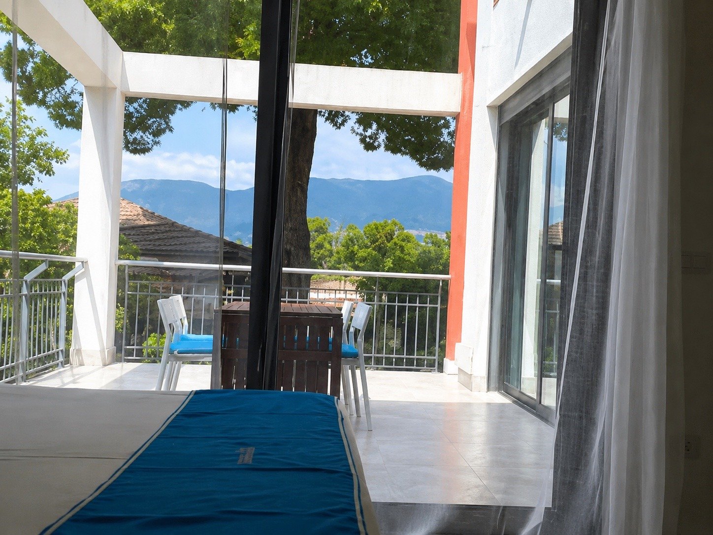 Vista dal balcone